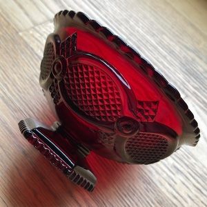 Avon Cape Cod Collection vintage red candy dish